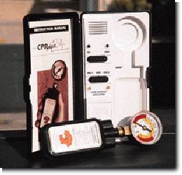 CPR plus (tm) is a patented, non-invasive, hand-held CPR adjunct. it is designed to be used anywhere by anyone trained or training in CPR.